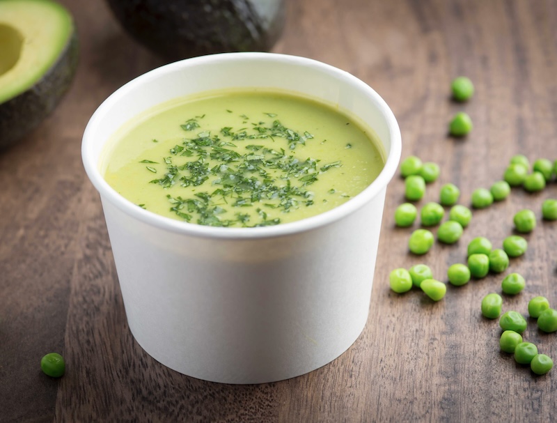 Hannahs Bretzel Green Pea & Avocado Soup