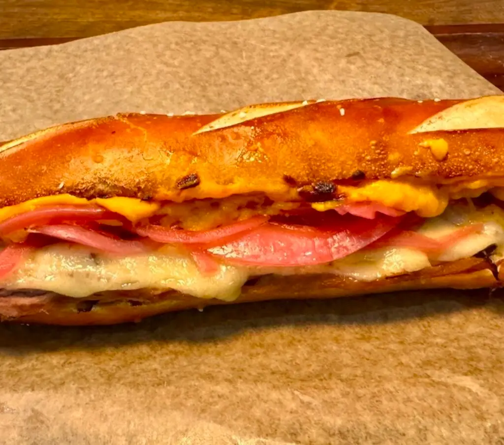 Hot Mess Seasonal Oven Toasted Sandwichby Hannahs Bretzel, Chicago